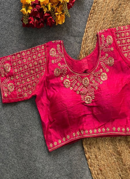 Ruhi Designer 116 Phontam Silk Designer Blouses Wholesale Clothing Suppliers In India